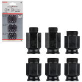 Bosch Holesaw Adapter Set 6Pcs (2608584682) | Bosch by KHM Megatools Corp.